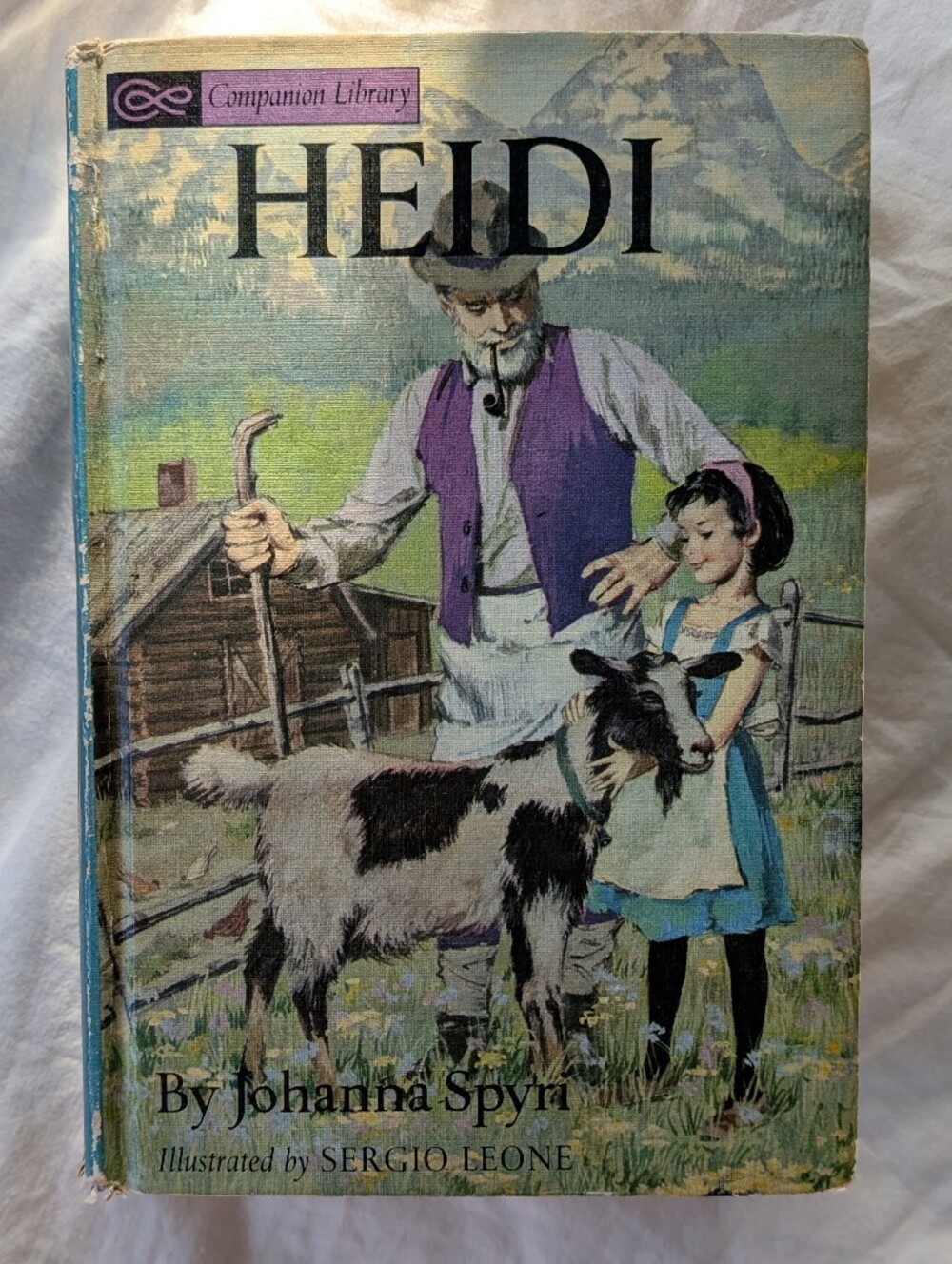 Illustrated Vintage Companion Library Dual Story Book Heidi & Hans Brinker